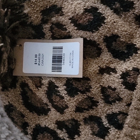 C.C Leopard Print Hat - Picture 2 of 3